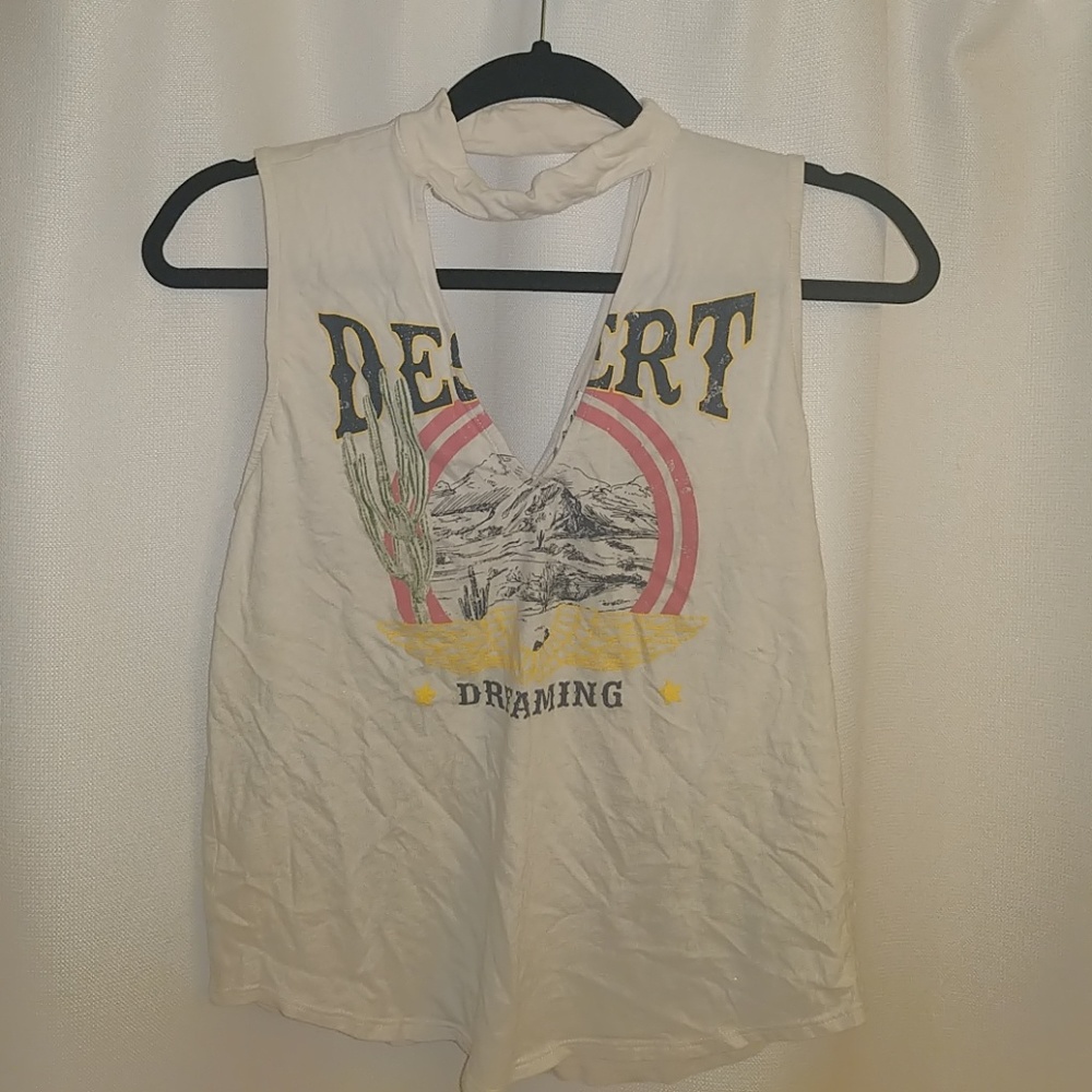 Express graphic tank top